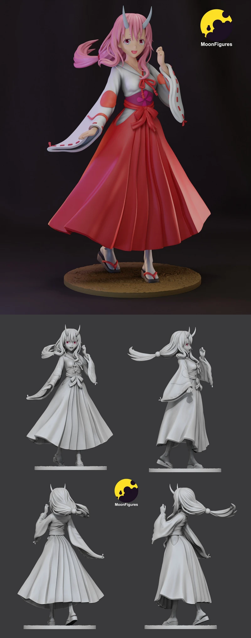 Shuna – That Time I Got Reincarnated as a Slime STL Figure for 3D Printing STL model for 3D printing