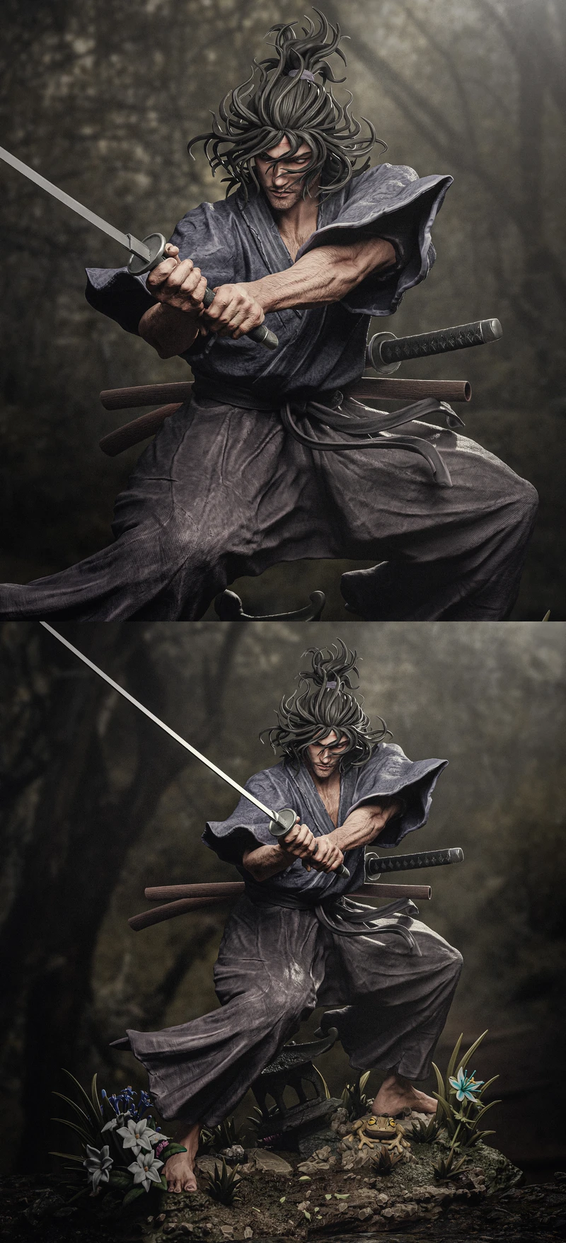 Musashi Miyamoto STL model for 3D printing