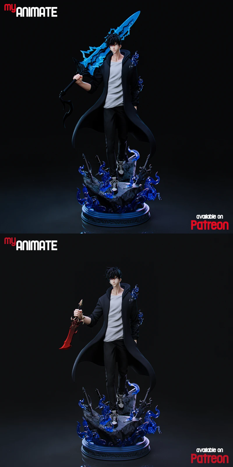 Solo Leveling – Sung Jinwoo STL model for 3D printing