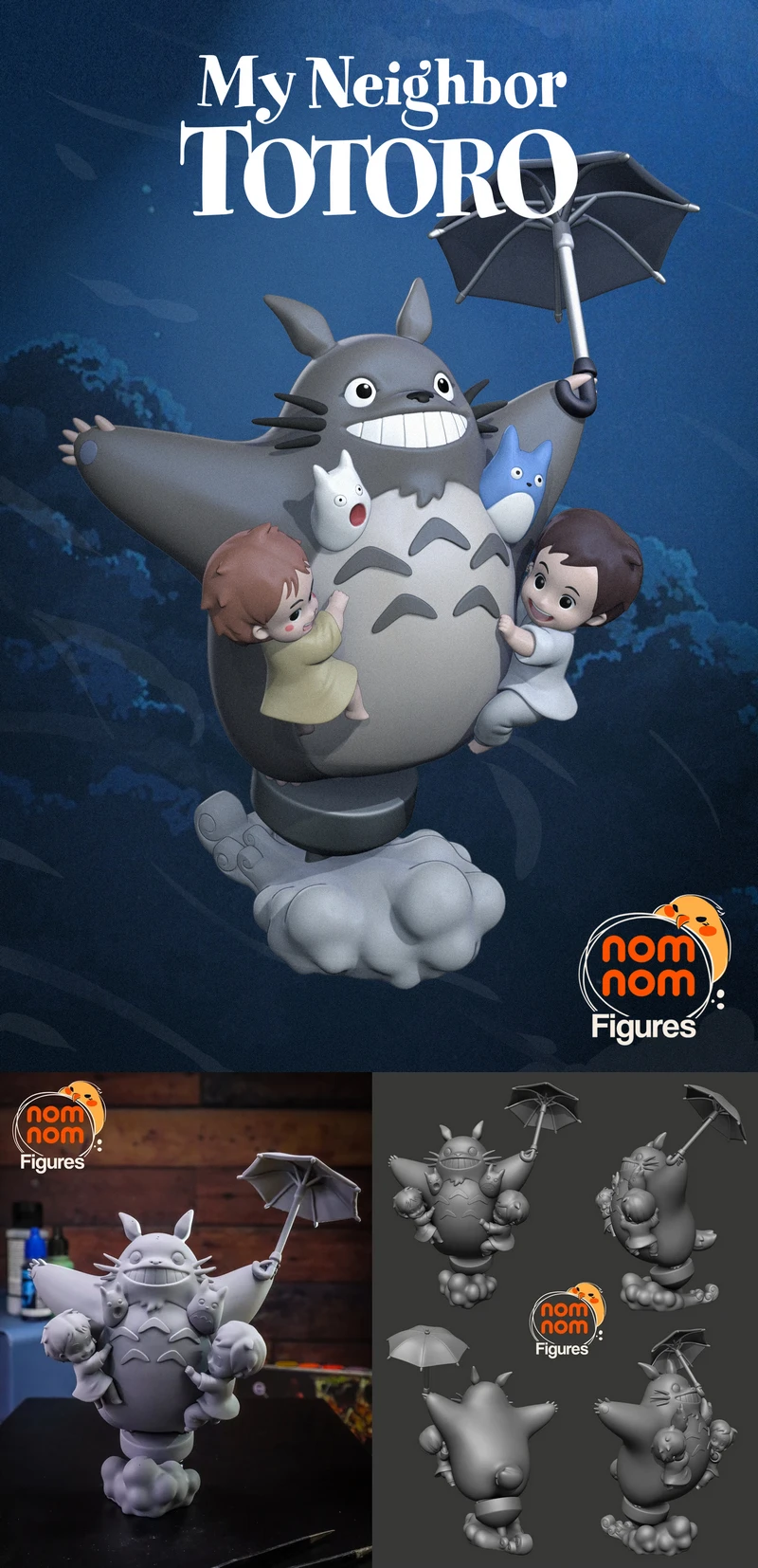 My Neighbour Tototoro STL model for 3D printing