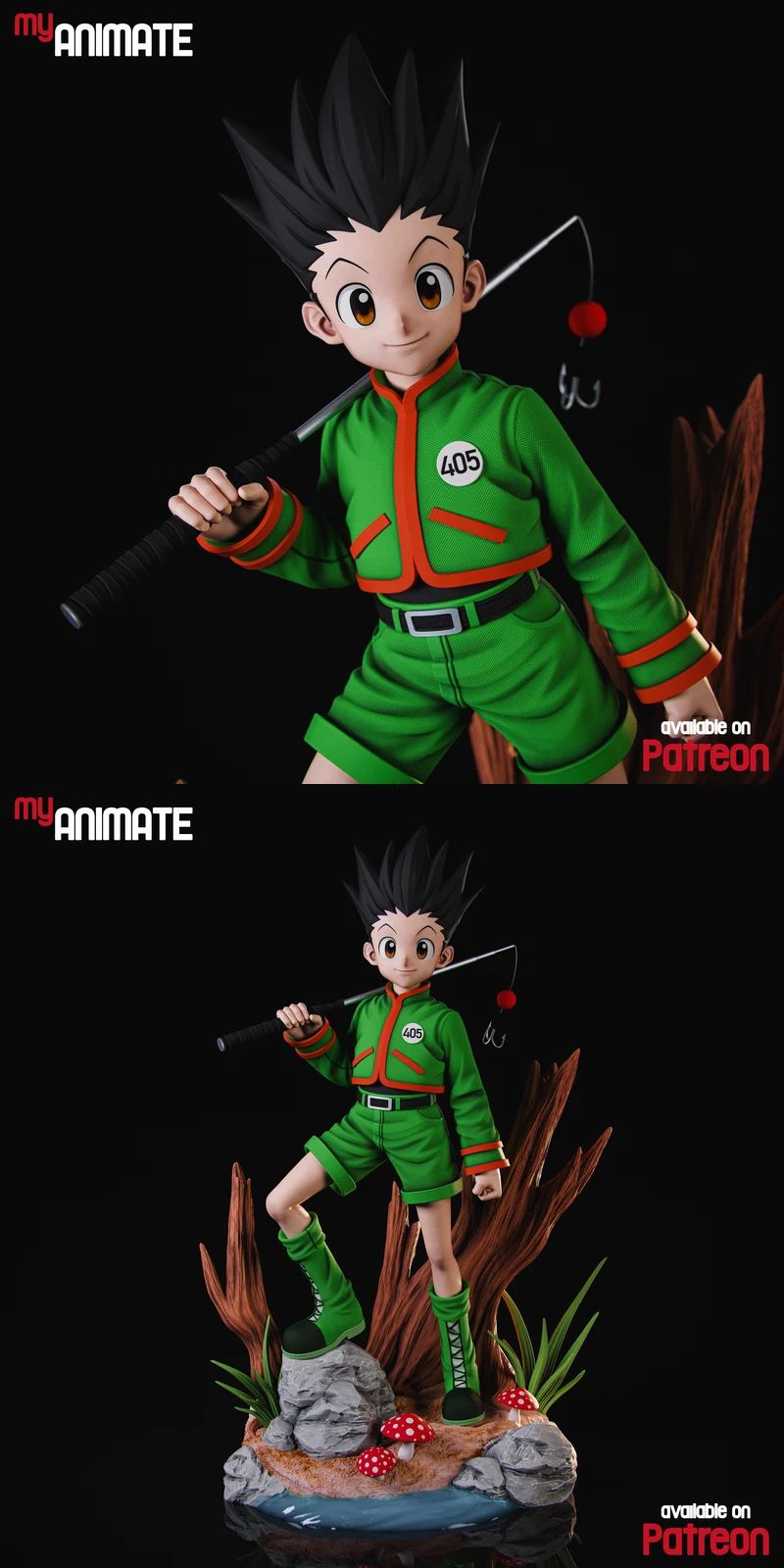 Gon Freecss STL model for 3D printing