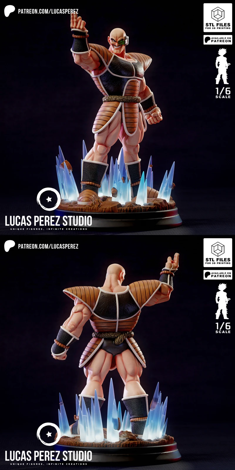 NAPPA Dragon Ball Z STL File for 3D Printing STL model for 3D printing