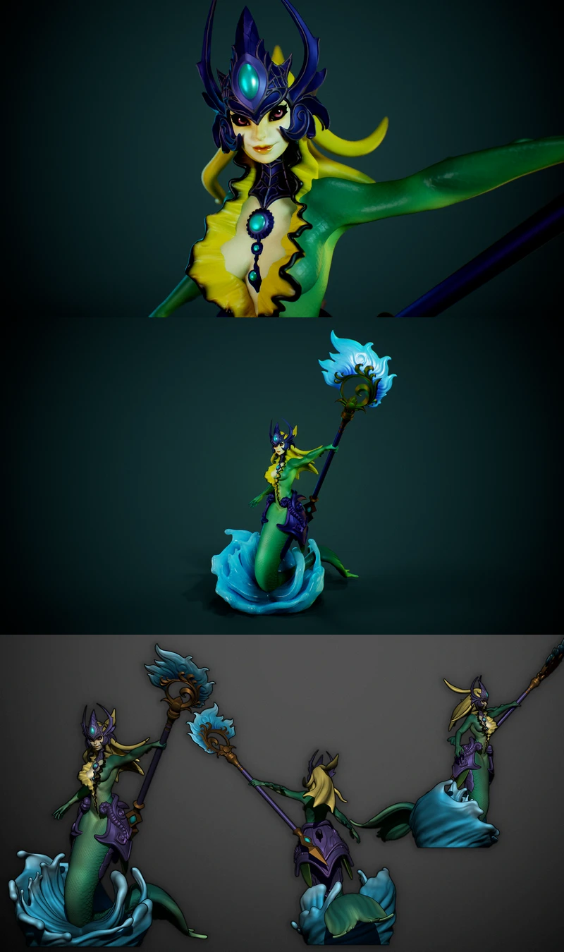 Nami – League of Legends STL model for 3D printing