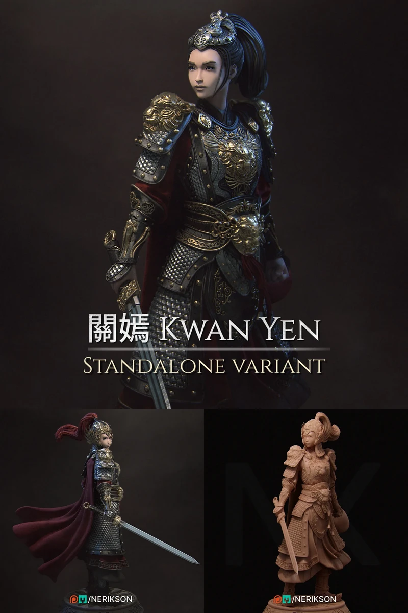 Kwan Yen stanalone STL model for 3D printing