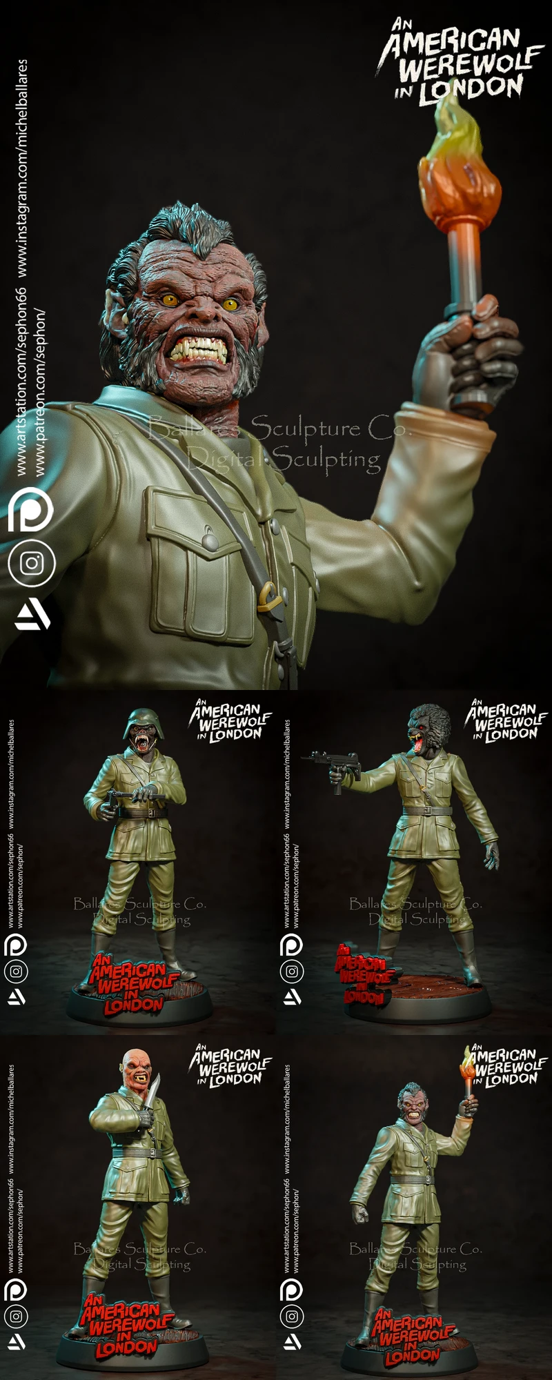 Nightmare Soldier STL model for 3D printing