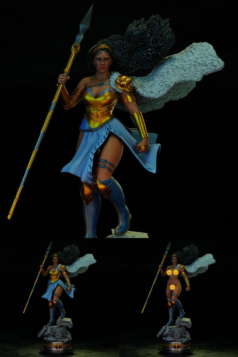Nubia Wonder Woman extra STL model for 3D printing