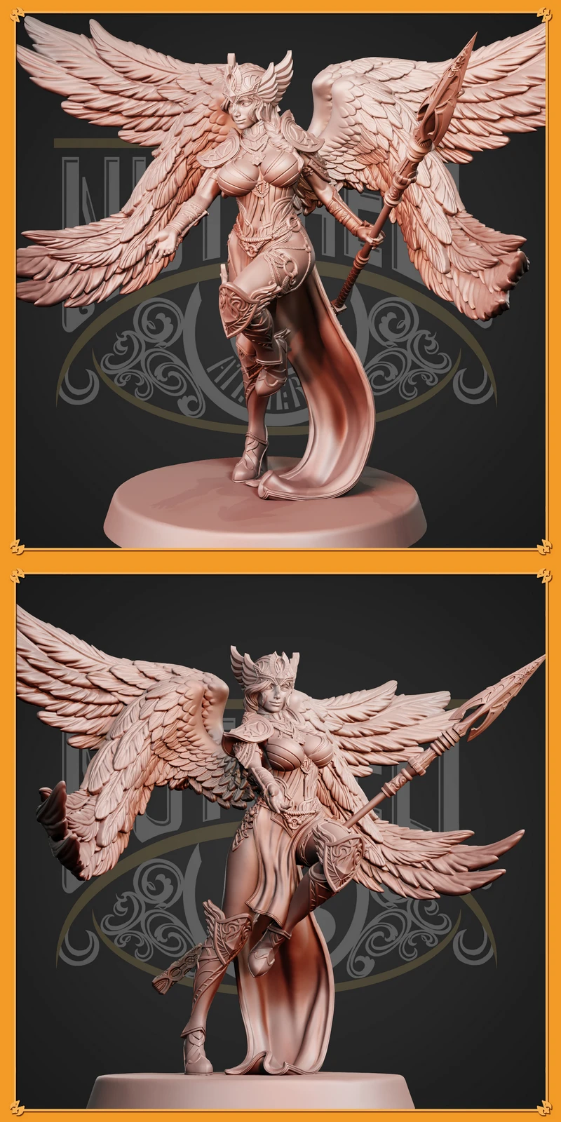Valkyrie Renewal Figure STL model for 3D printing