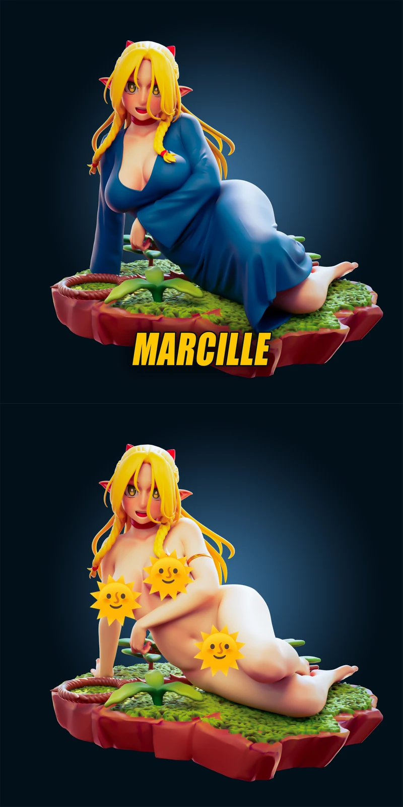 Marcille Donato – Dungeon Meshi STL Figure for 3D Printing STL model for 3D printing
