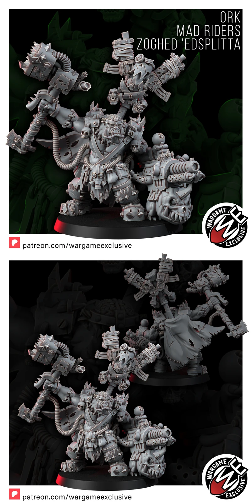 ORK MAD RIDERS ZOGHED EDSPLITTA STL model for 3D printing