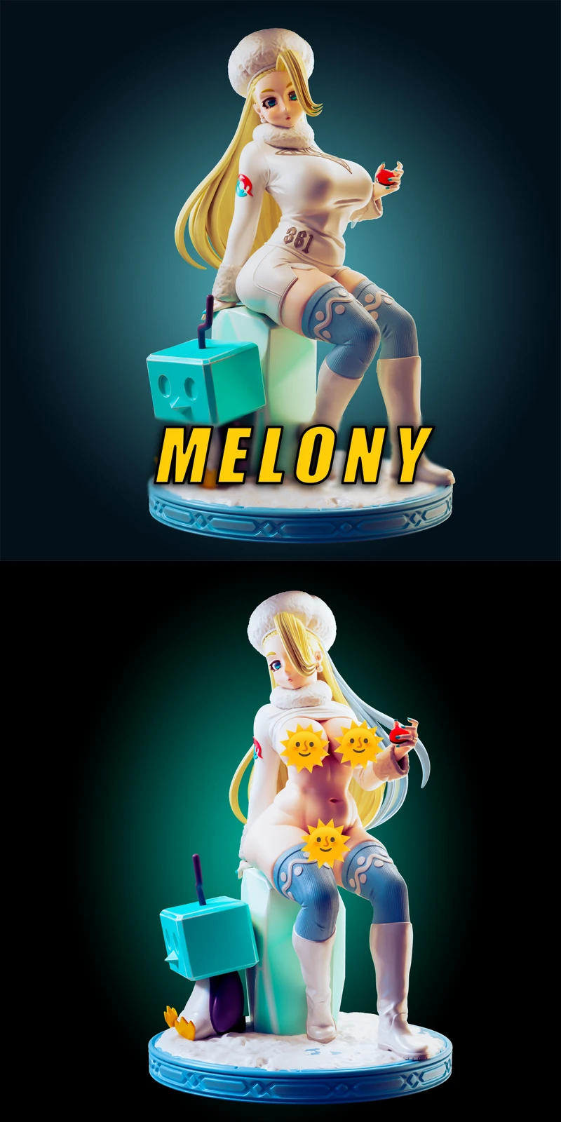 Melony Pokemon STL model for 3D printing