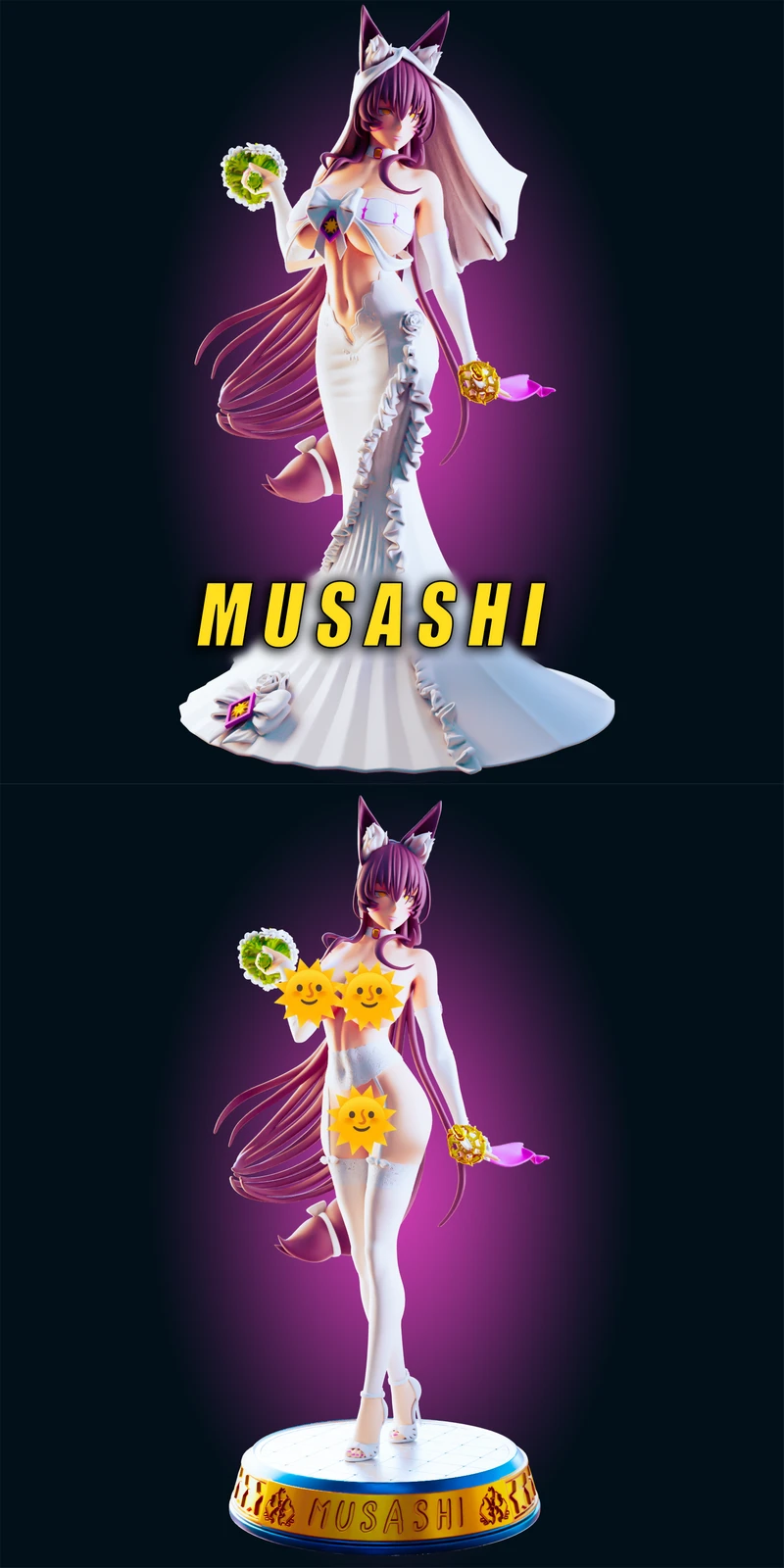 Musashi STL model for 3D printing