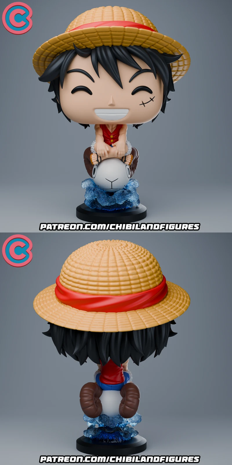 One Piece – Luffy 3D Printable STL Figure STL model for 3D printing