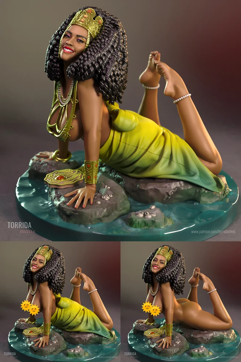 Oshun STL model for 3D printing