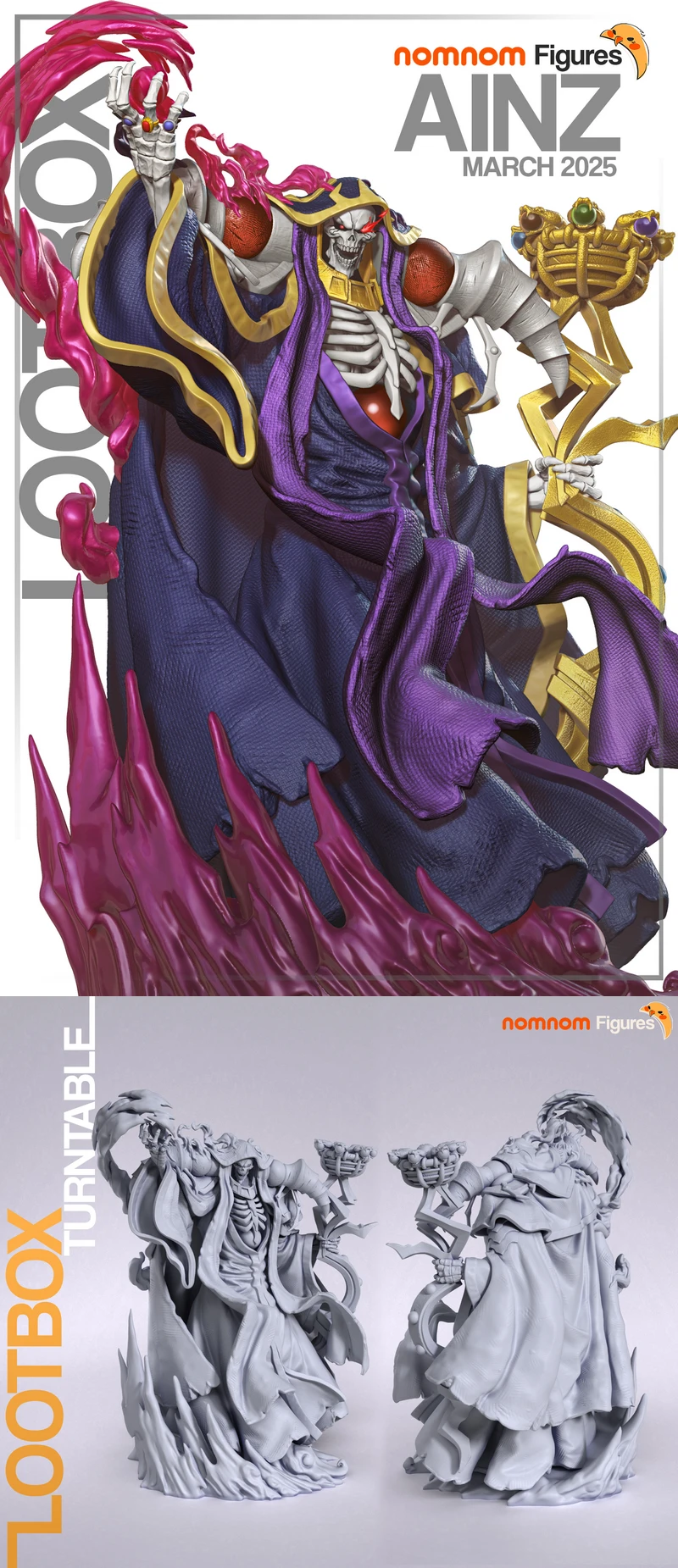 Overlord – Ainz Ooal Gown STL model for 3D printing