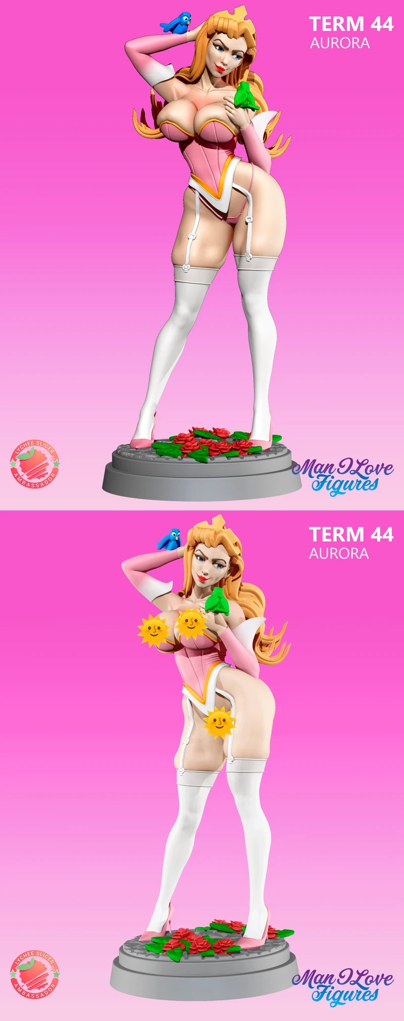 Princess Aurora – Disney STL Figure for 3D Printing STL model for 3D printing
