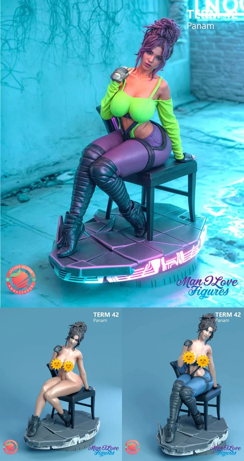 Panam from Cyberpunk 2077 STL model for 3D printing