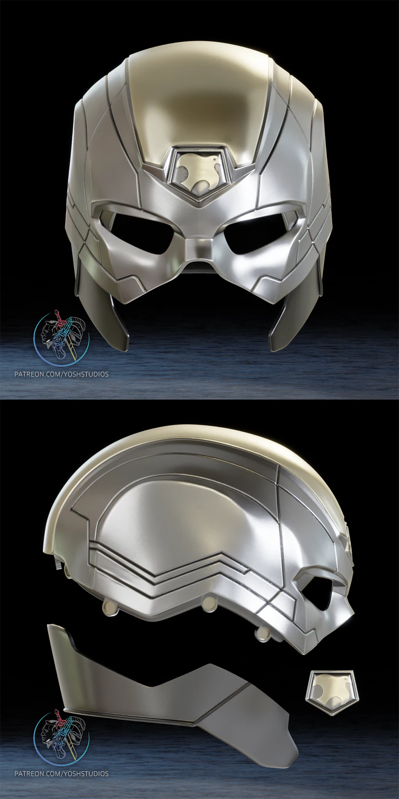 Peacemaker S2 Helmet 1 3D Printable STL Model for Tabletop STL model for 3D printing