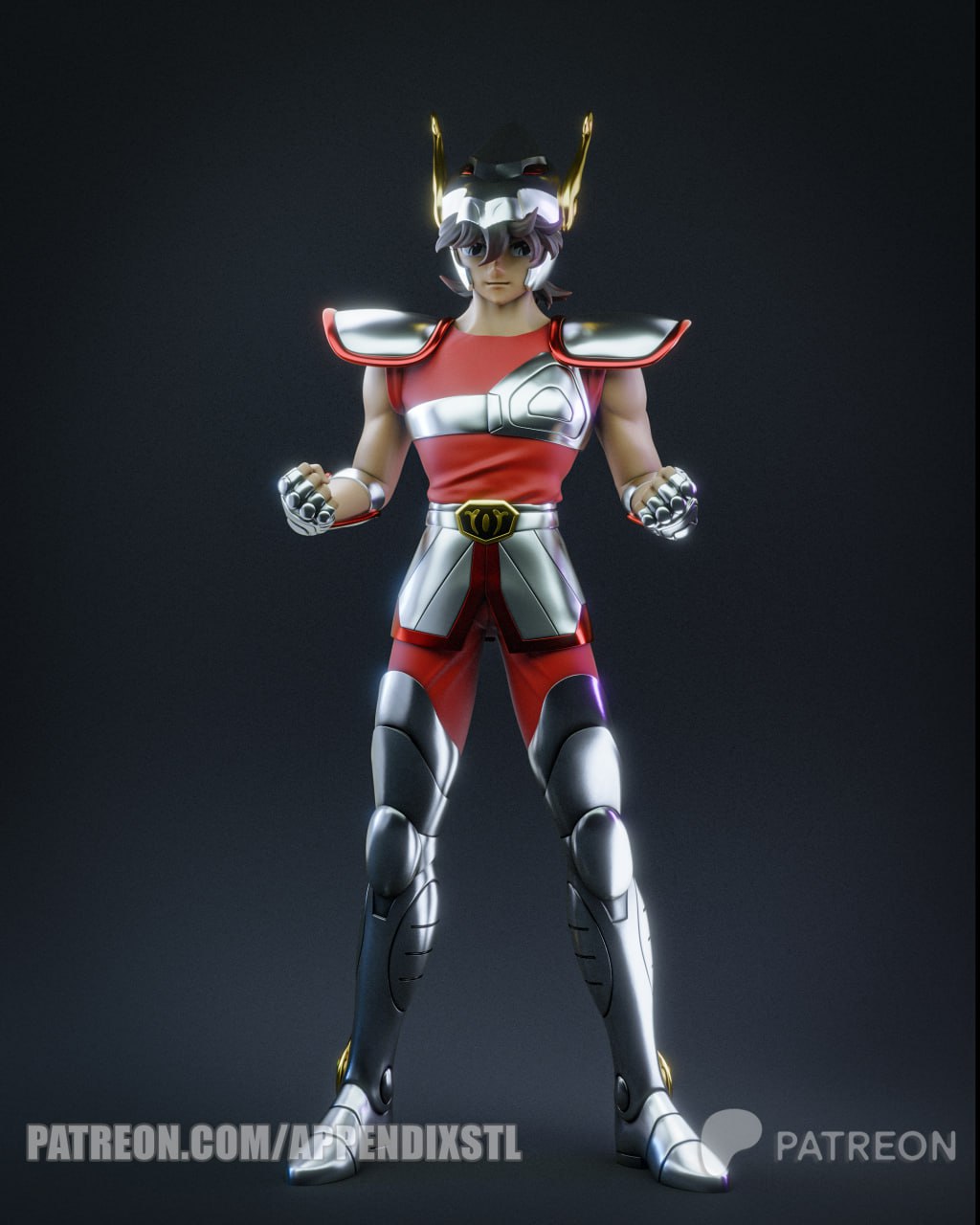 Pegasus Seiya v1 STL model for 3D printing