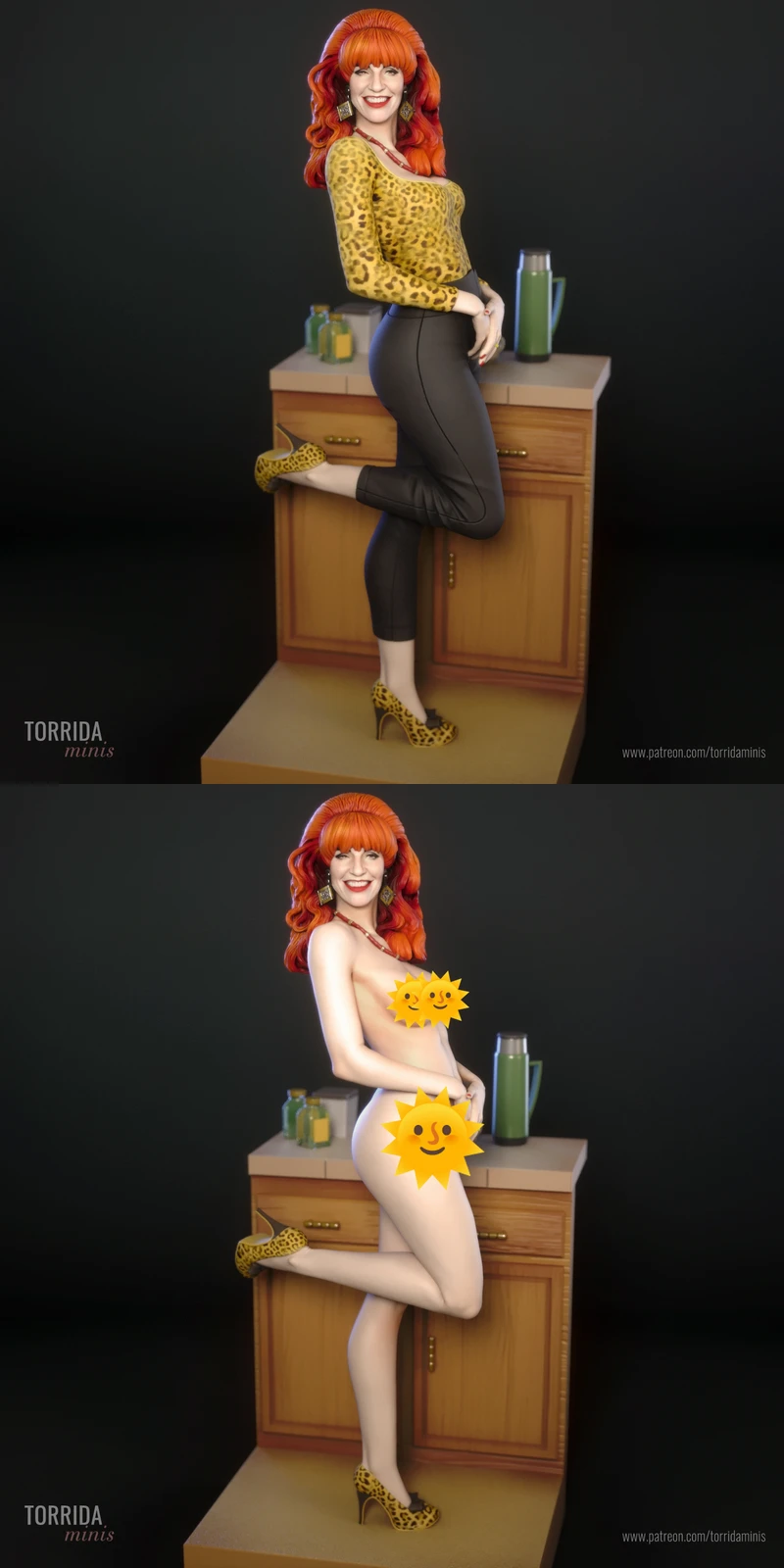 Peggy Bundy 3D Printable STL Figure for Resin Printer STL model for 3D printing