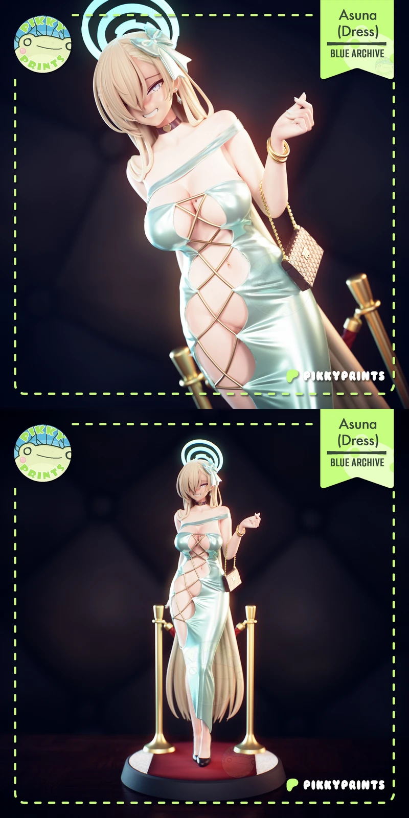 Ichinose Asuna Blue Archive Figure STL STL model for 3D printing