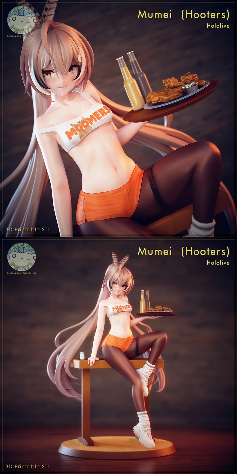 Hololive – Nanashi Mumei STL model for 3D printing