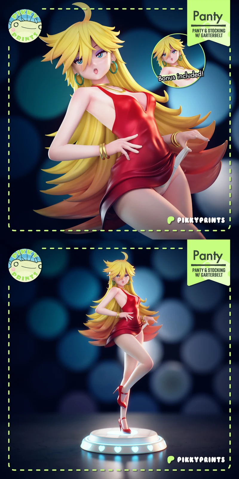 Panty and Stocking – Panty STL model for 3D printing