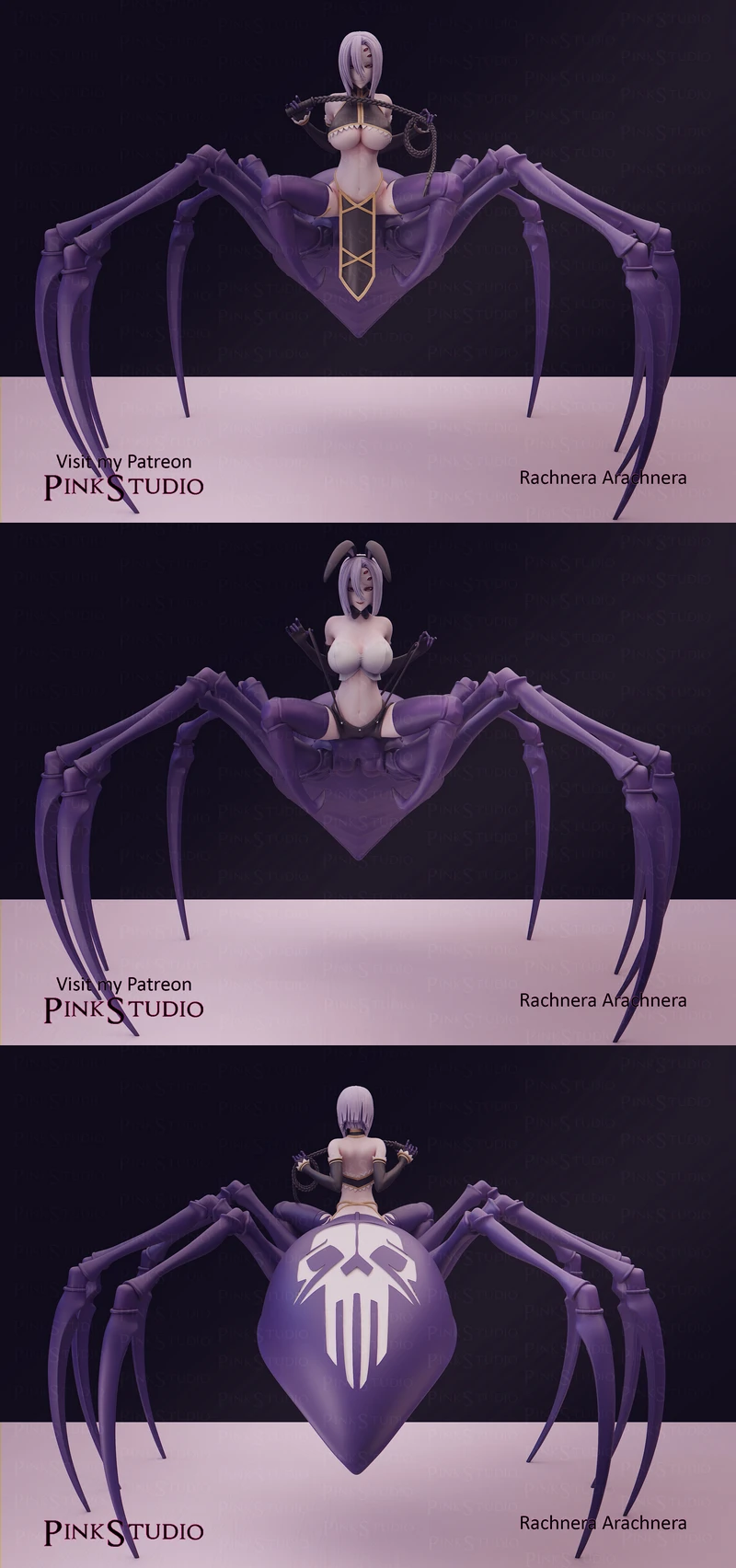 Monster Musume – Rachnera Arachnera STL model for 3D printing