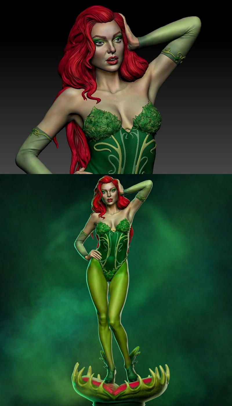 Poison Ivy – Uma Thurman – DC Comics STL model for 3D printing