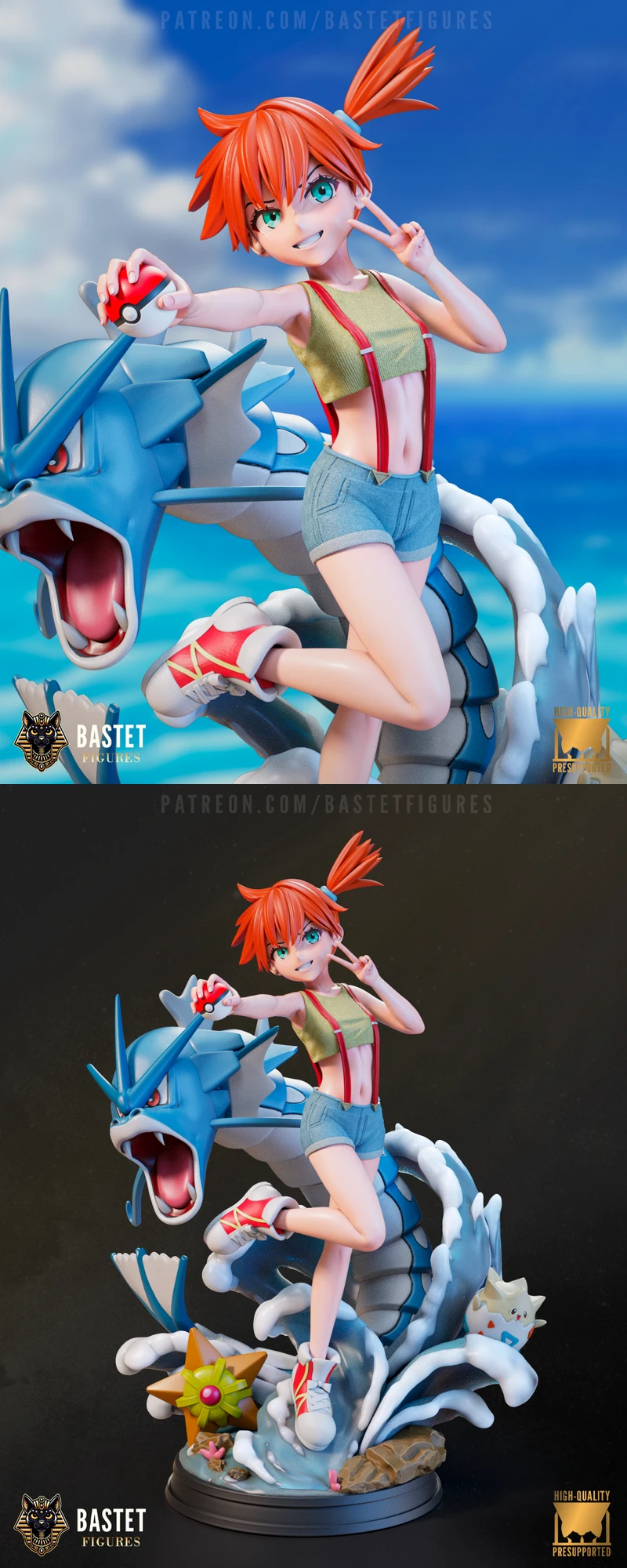 Pokemon Misty 3D Printable STL Figure STL model for 3D printing