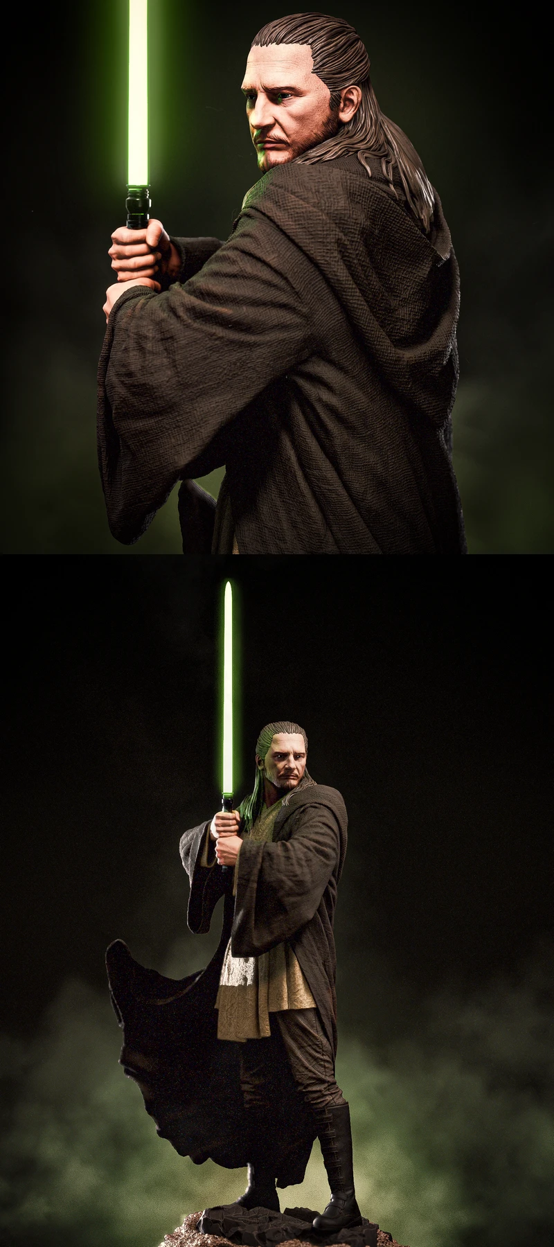 Qui-Gon Jinn – Star Wars STL model for 3D printing