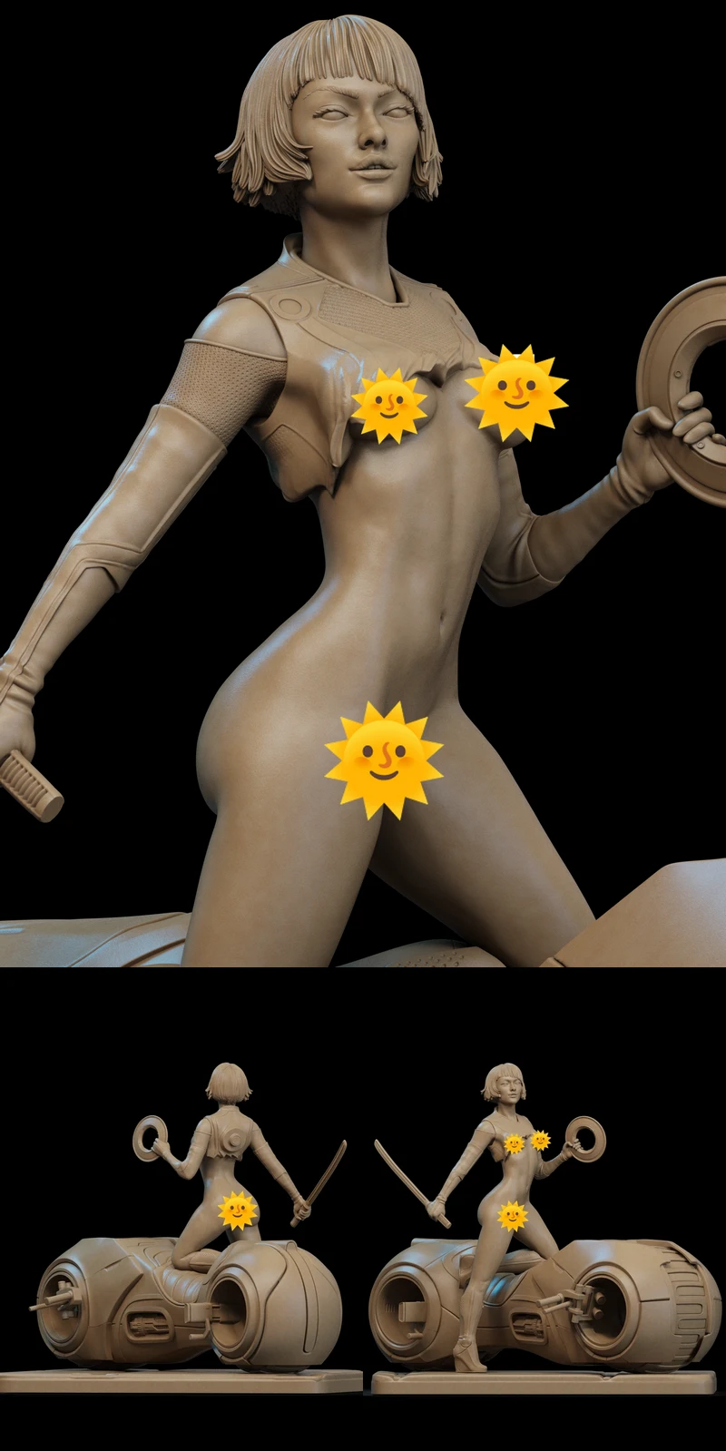 Quorra Extra 3D Printable Miniature STL File STL model for 3D printing