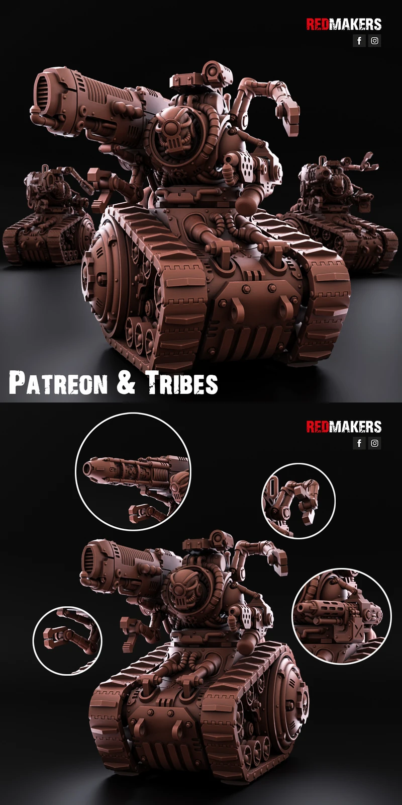 RM141 – Mech Destroyer Omniforge STL model for 3D printing