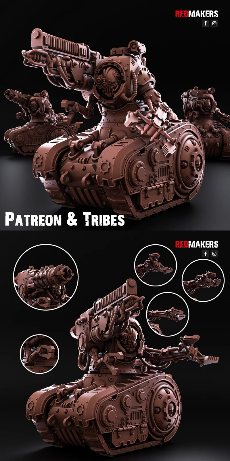 RM142 – Mech Breacher Omniforge STL model for 3D printing