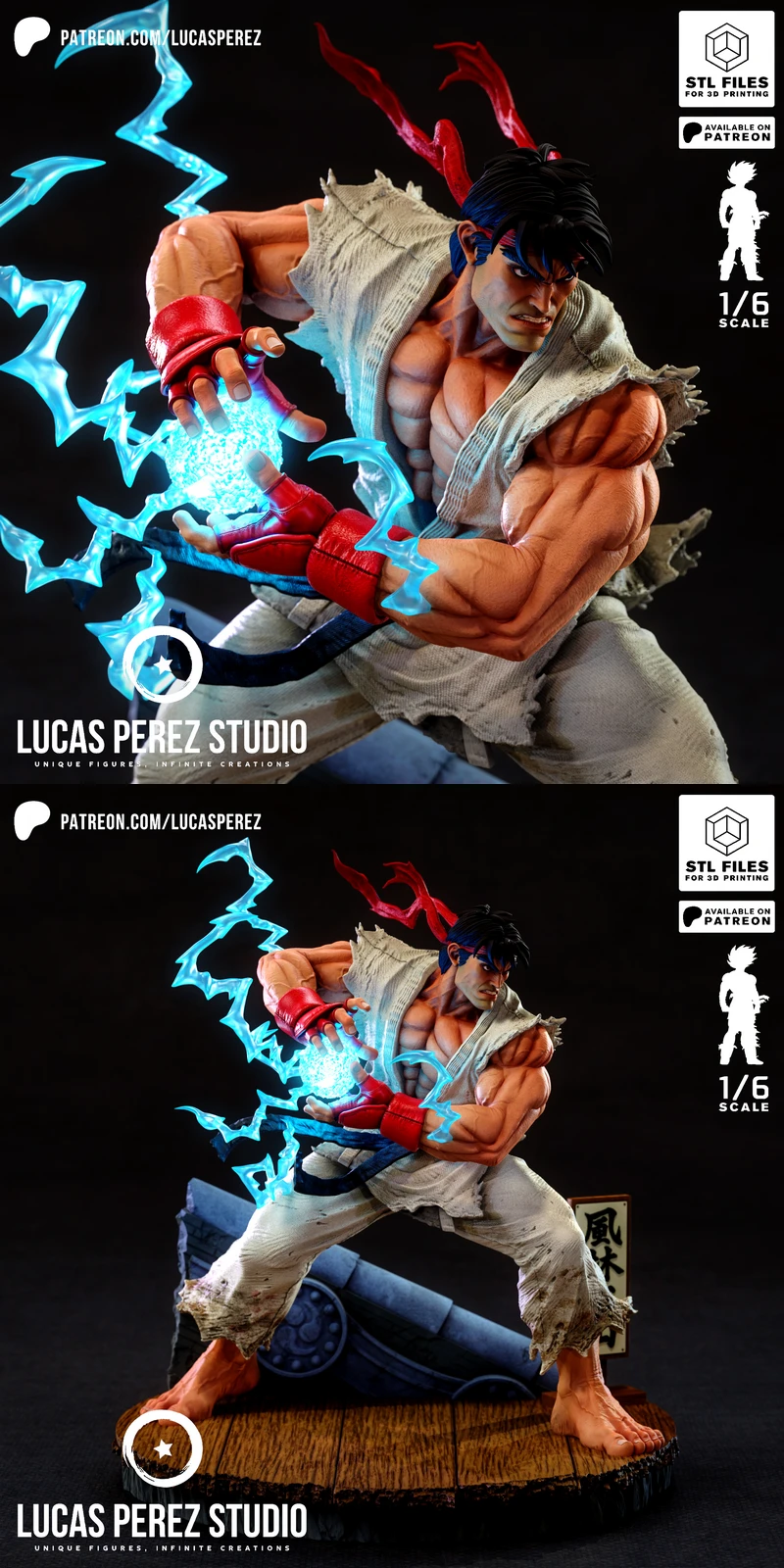 RYU STL model for 3D printing