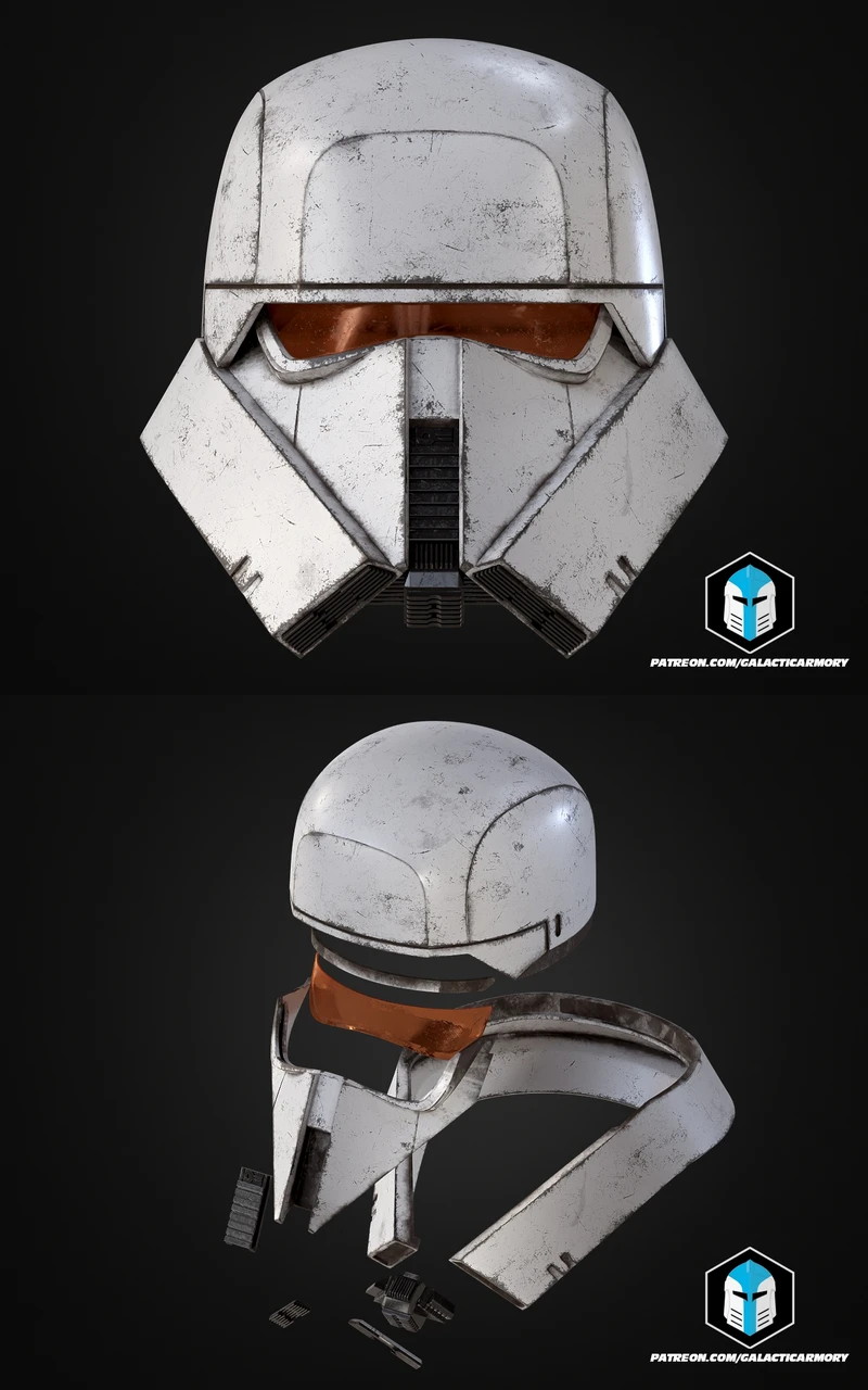 Range Trooper Helmet 3D Printable STL Model for 3D Printers STL model for 3D printing