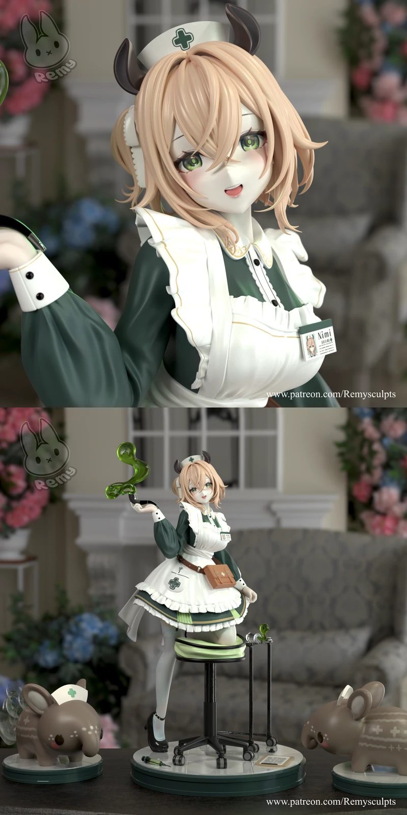Nimi Nightmare Vtuber 3D Printable Model STL File STL model for 3D printing