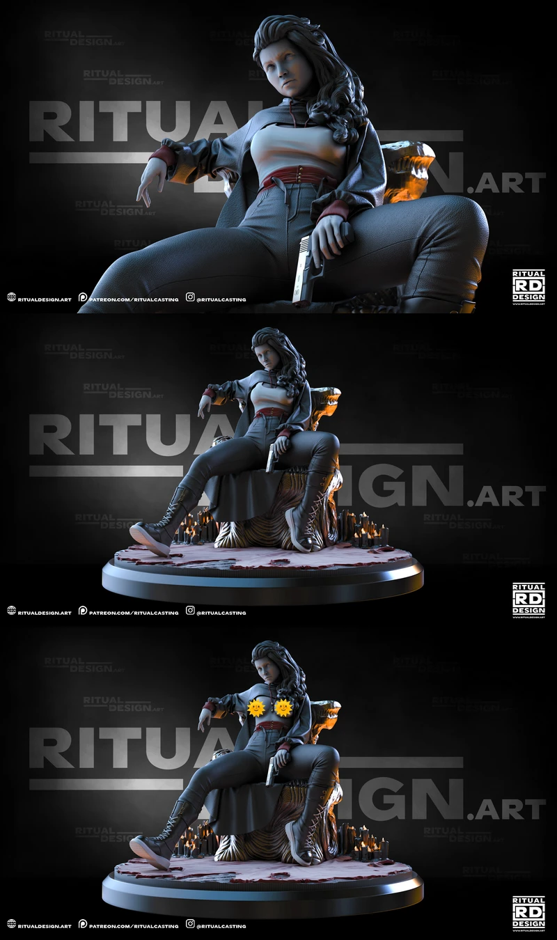 Anastasia extra STL model for 3D printing