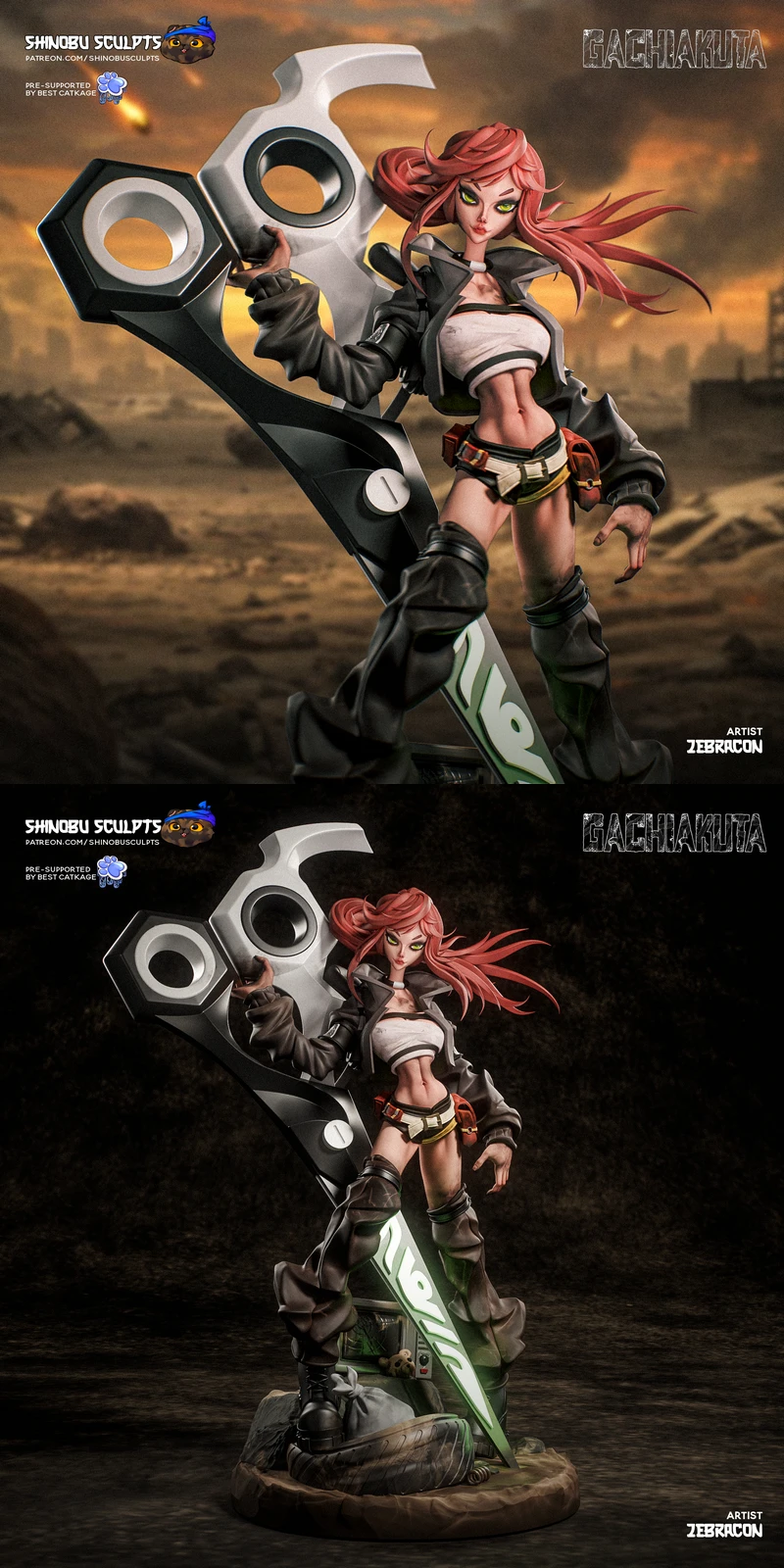 Riyo Reaper – Gachiakuta STL model for 3D printing