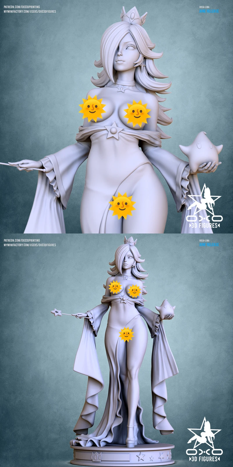 Rosa-lina – Deluxe Tabletop STL Miniature (Extra Edition) for 3D Printing STL model for 3D printing