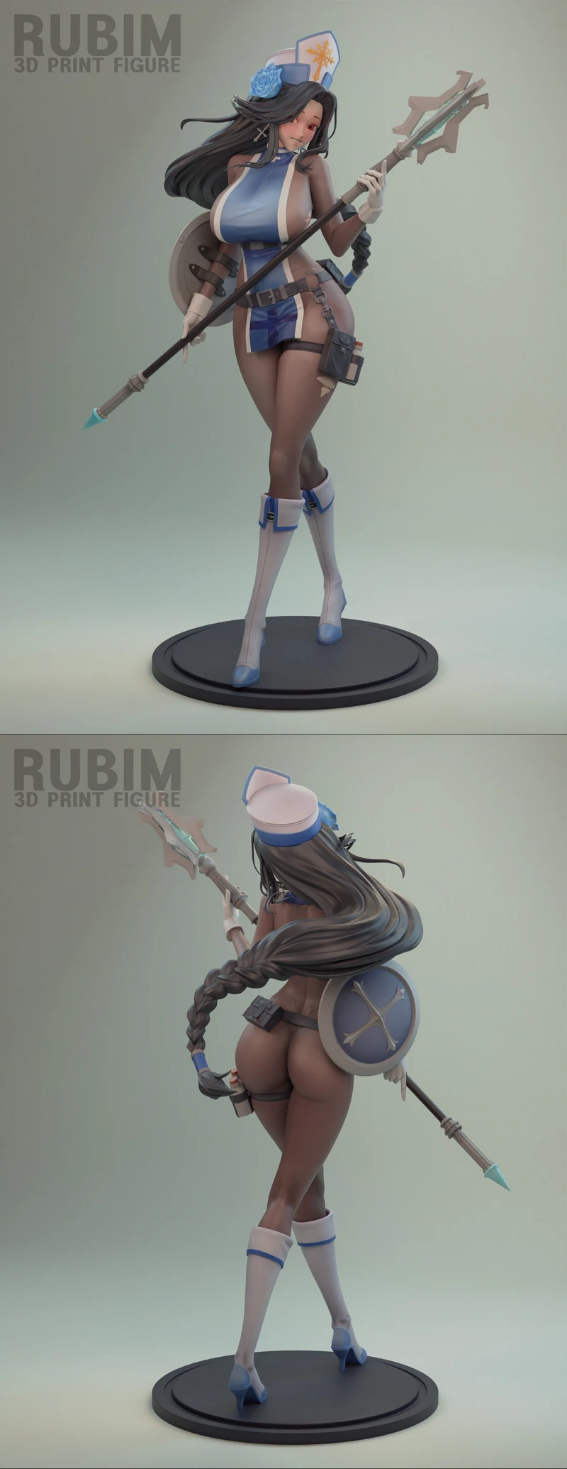 NIKKE – Maiden (Ice Rose) STL model for 3D printing
