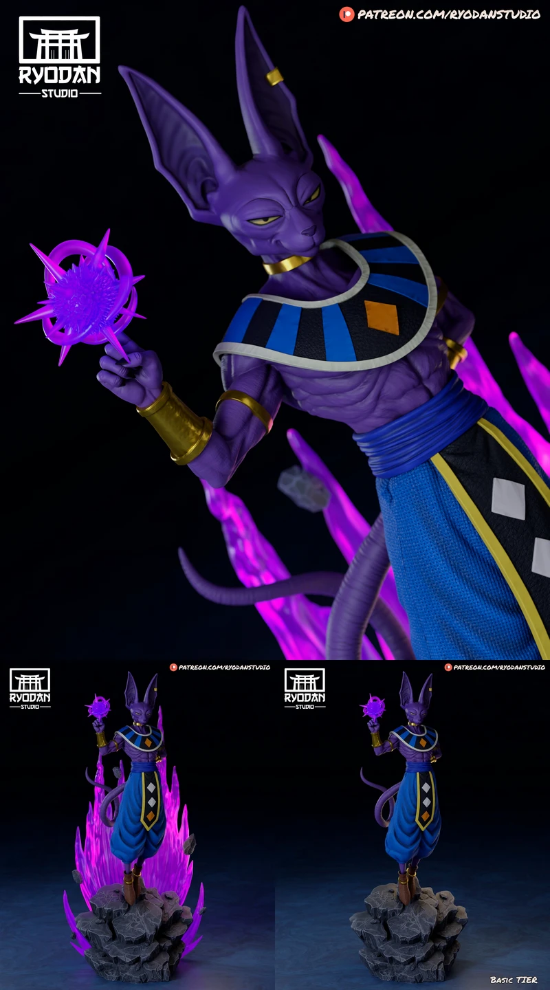 Dragonball – Beerus STL model for 3D printing