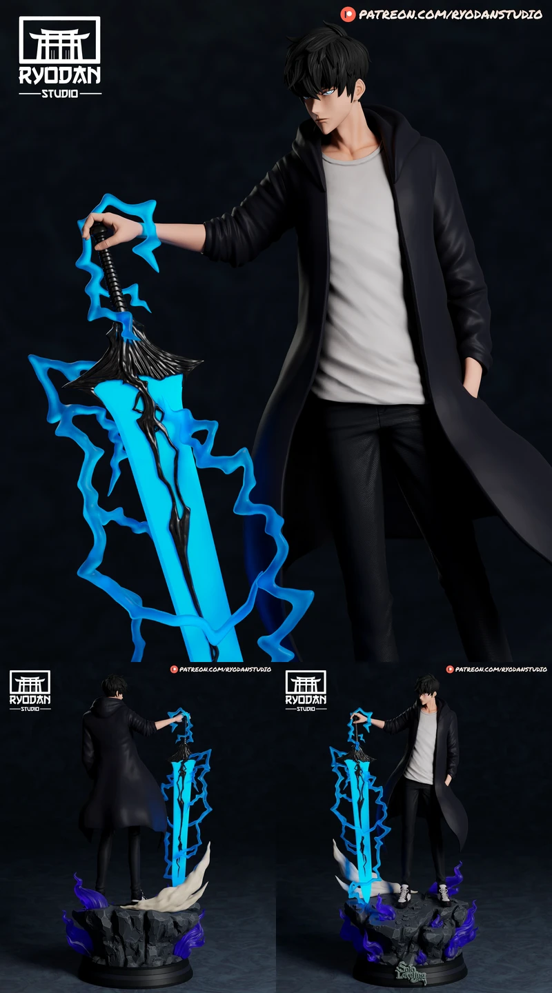 Solo Leveling – Sung Jinwoo STL model for 3D printing