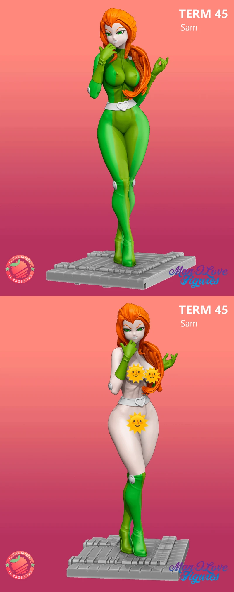 Sam Totally Spies Figure STL model for 3D printing