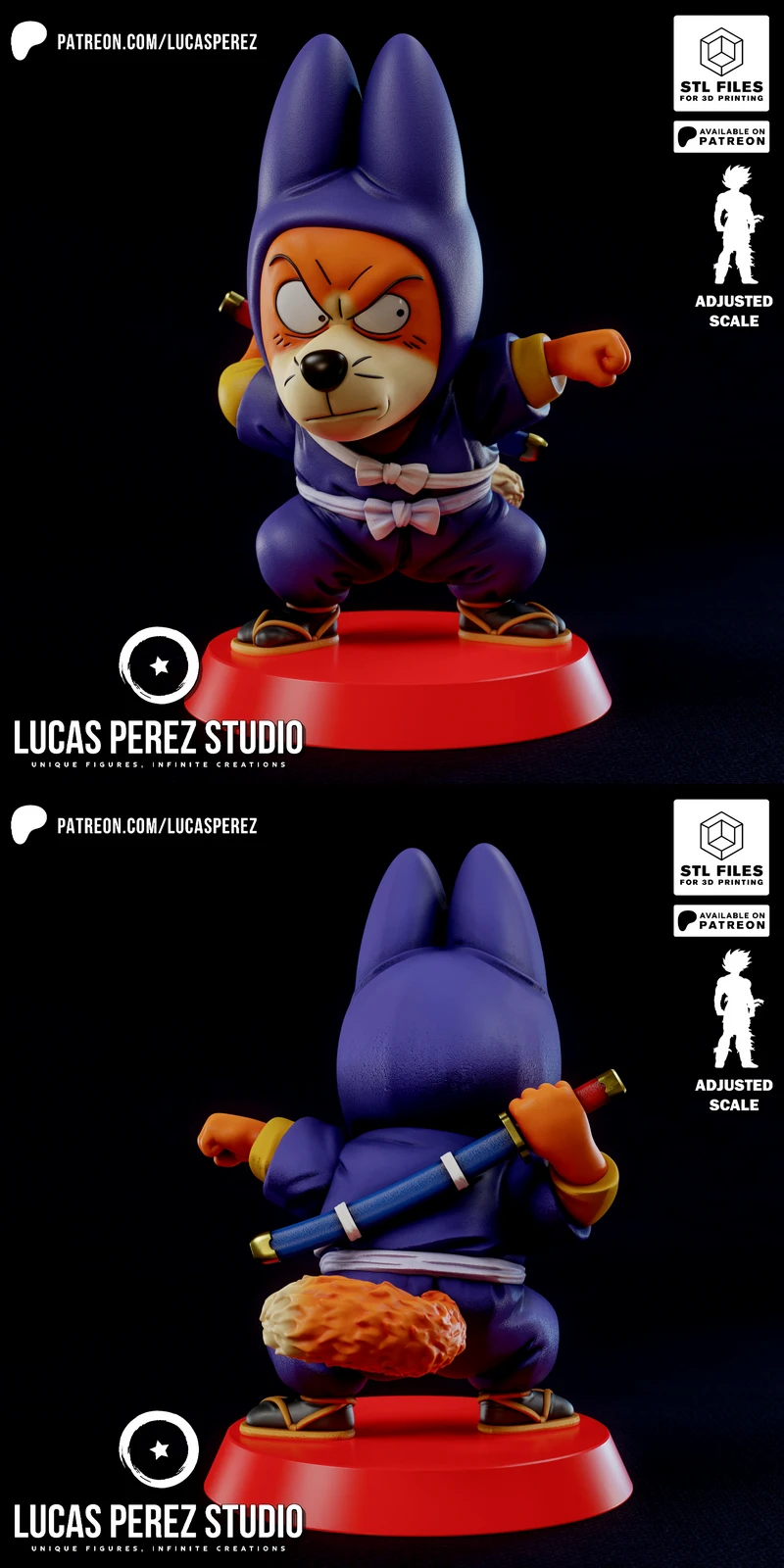 SHU CHIBI STL model for 3D printing