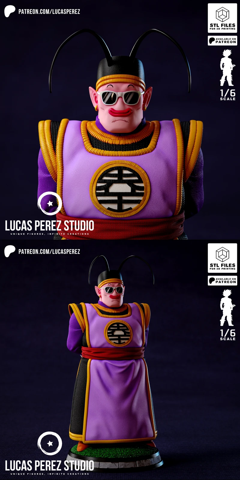 SOUTH KAIO-SAMA STL model for 3D printing