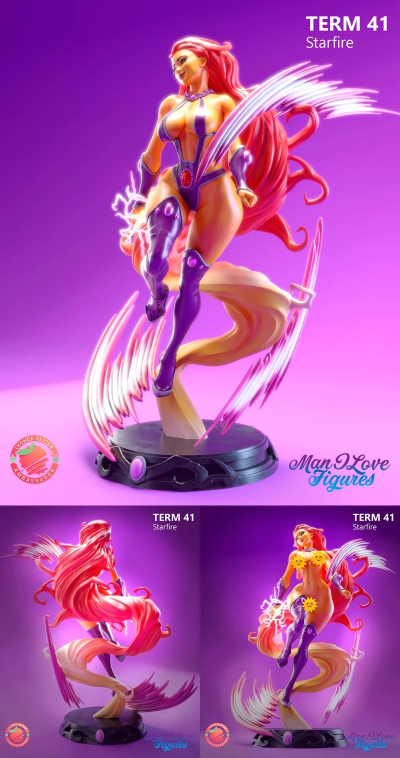 STARFIRE STL model for 3D printing