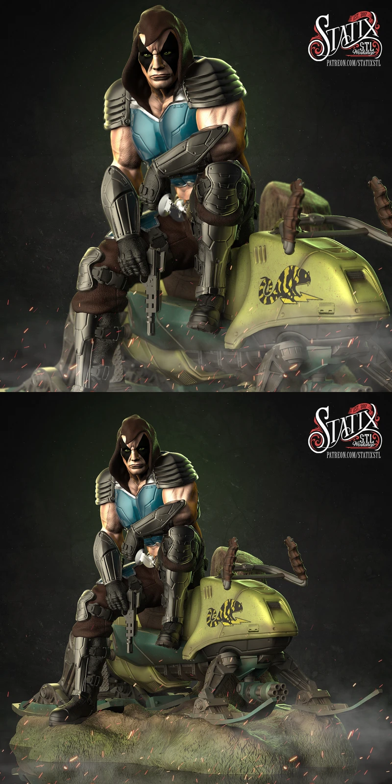 ZARTAN STL model for 3D printing