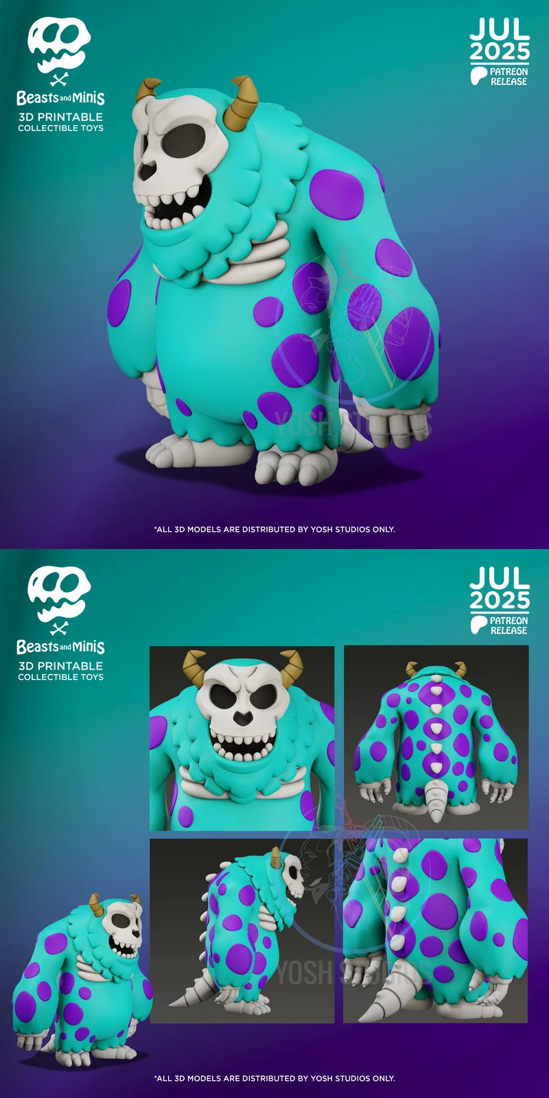 SULLIVAN STL File for 3D Printing STL model for 3D printing
