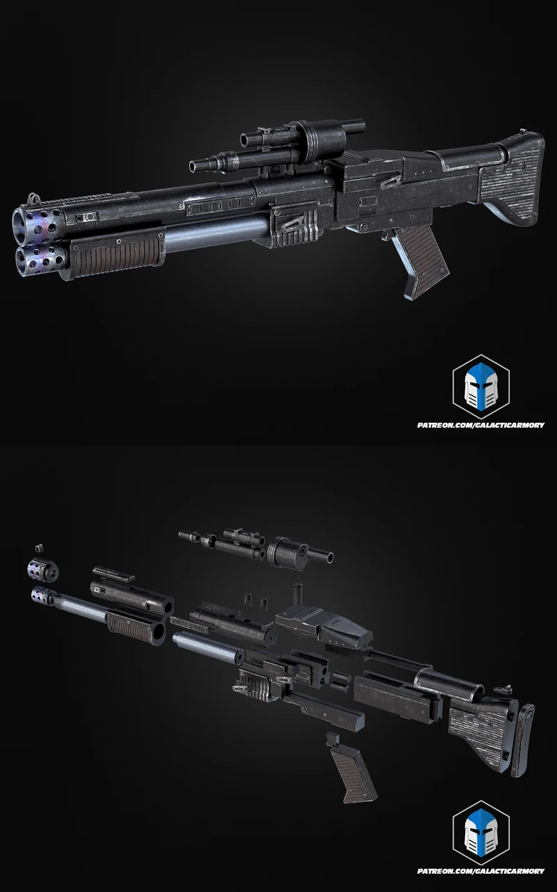 SX-21 Blaster STL model for 3D printing