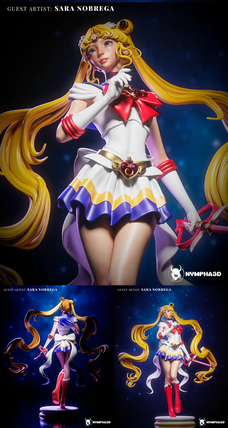 Sailor Moon STL model for 3D printing